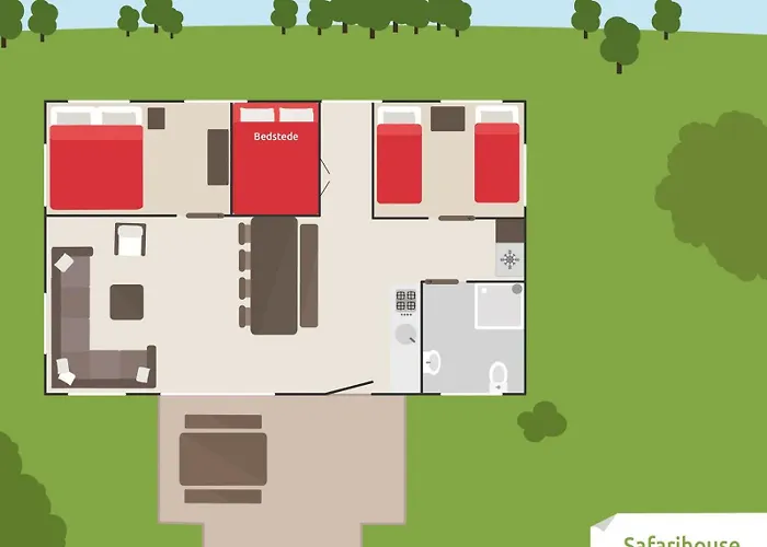 Glamping De Boshoek 假日公园 福尔特赫伊曾